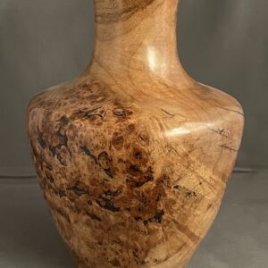 burl maple vase, wood turned burl maple vase, wood turn vase, wood turned artwork, decorative pieces, home goods art